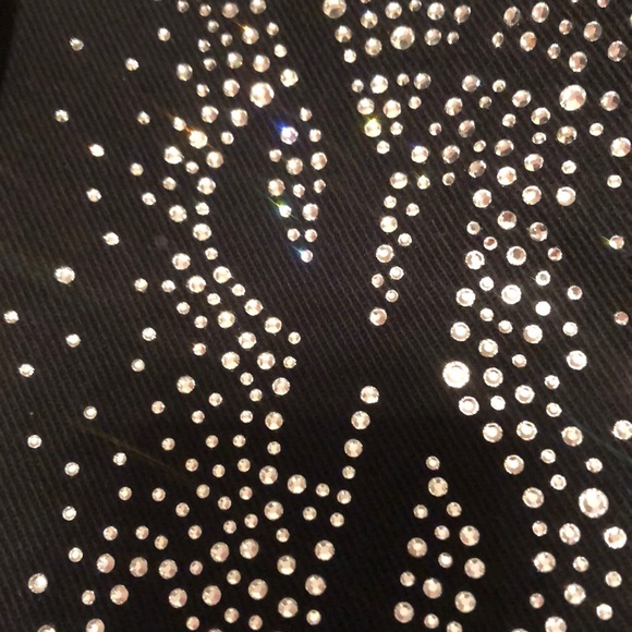 Authentic YSL swarovski black handbag tote - Picture 7 of 8